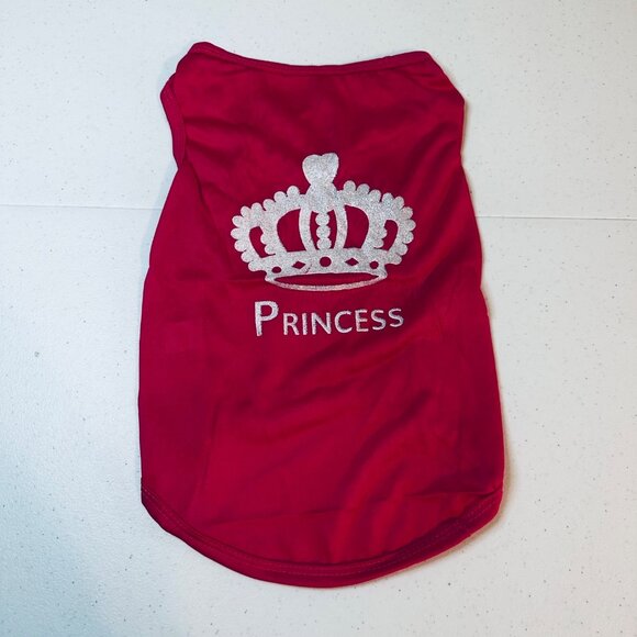 Other - PRINCESS Crown small dog shirt pet shirt puppy shirt princess dog shirt